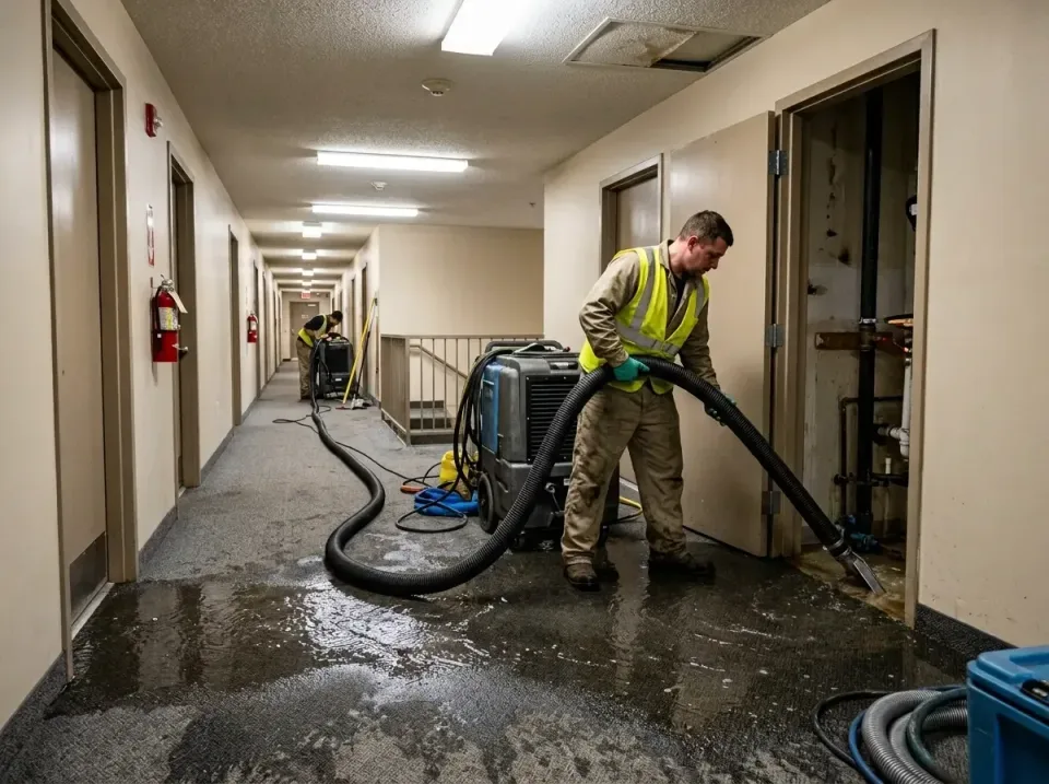 multi-unit-apartment-hallway-f-005 — frequently asked questions, Emergency Burst Pipe Water Extraction & Removal in West Fra…